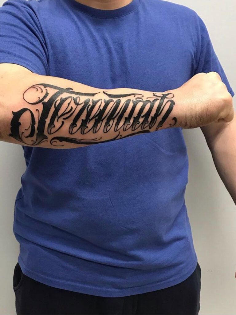 Calligraphy Tattoo Style