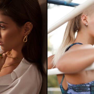 Choosing gold or silver body jewelry for your ears